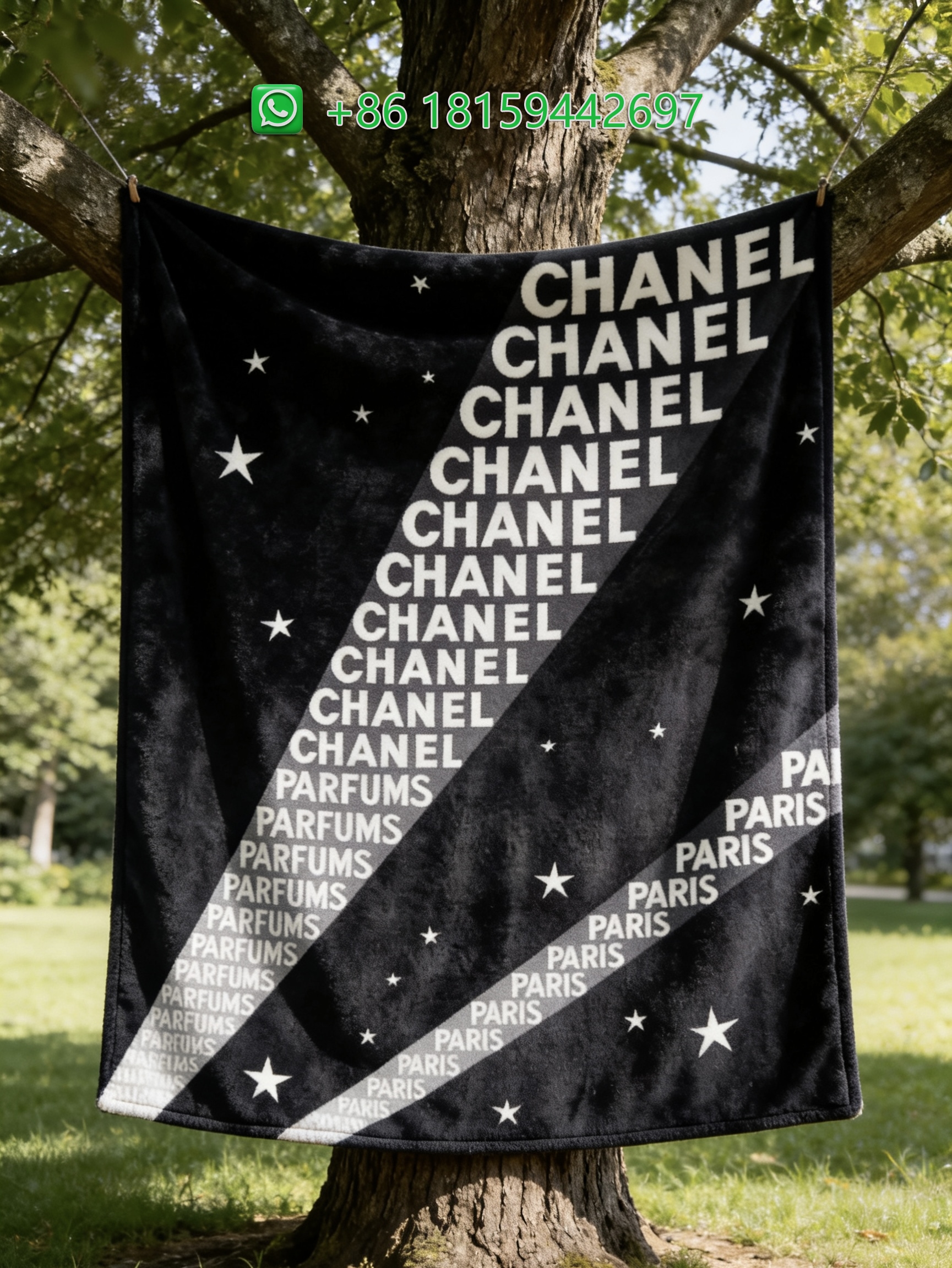 Chanel Throw Blankets